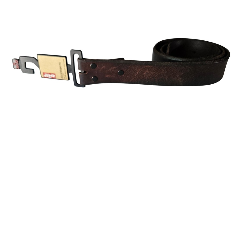 Levi's Men's Genuine Leather Belt Brown Distressed Black Roller Belt S 30-32 NWT